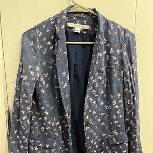 Diane von Furstenberg silk floral blazer